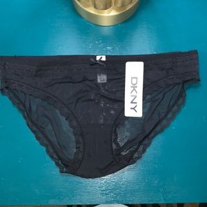 DKNY lace bikini black underwear